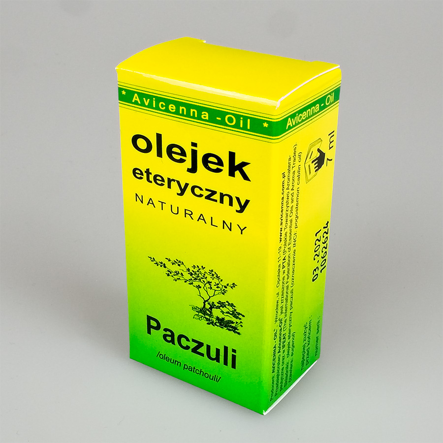 Naturalny olejek eteryczny PACZULI, 7 ml.